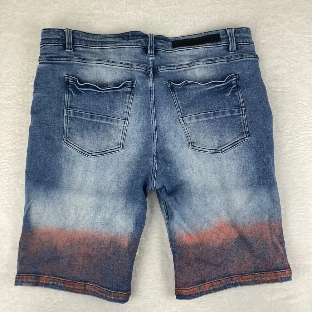 Rockstar Original Ultra Slim Natural Selection Project Distressed Shorts Size 40